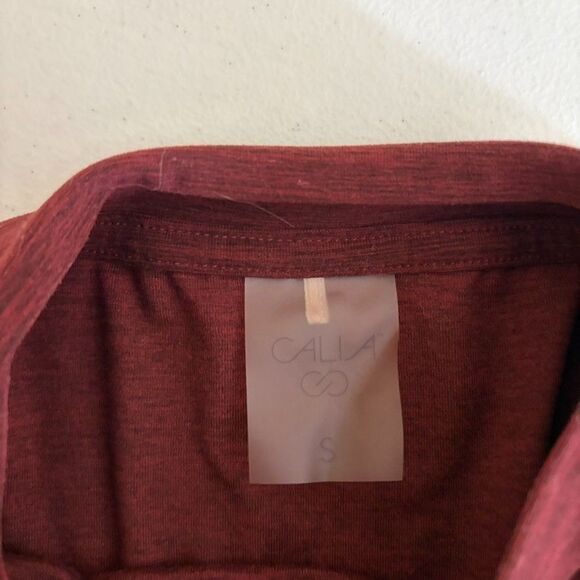 Calia Tank Top Women's Small Maroon Red Sleeveless Athletic Casual Shirt - Picture 6 of 8